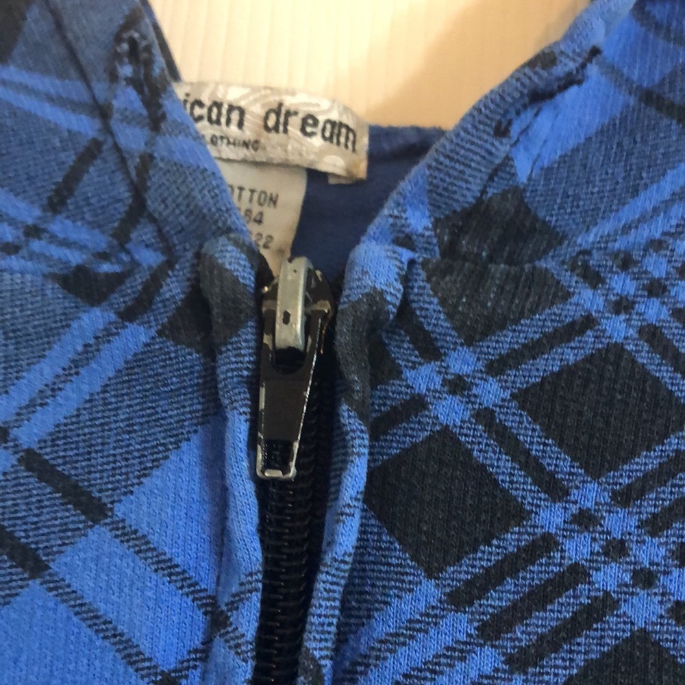 American Dream Hoodie Zip Up Jacket Boys Medium - Picture 4 of 7